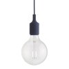 Muuto E27 Lampa Wisząca Żarówka LED / Granatowa - Midnight Blue